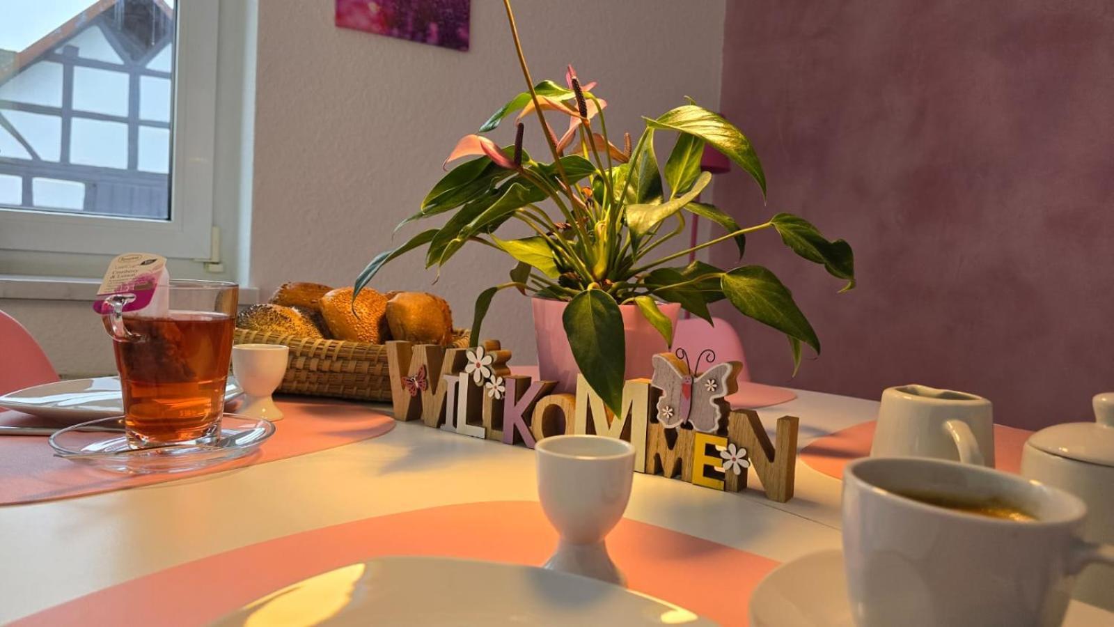 Happy Homes Pink - Up To 5 - Kueche - W-Lan - Netflix - Honig - Badewanne Nidda Kültér fotó